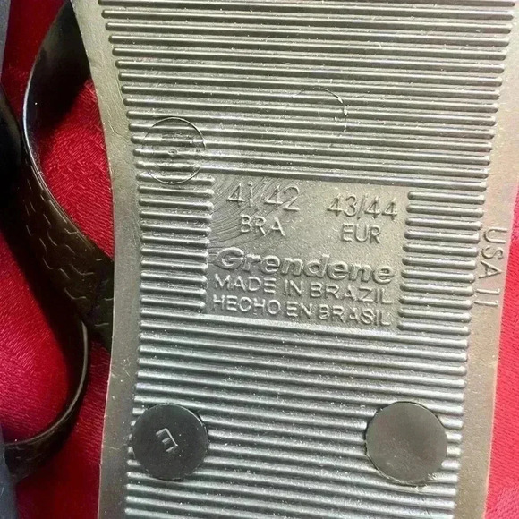 Ipanema flip flops ladies black size 11. NWT. Made in Brazil. Non slip sole. - Picture 5 of 8